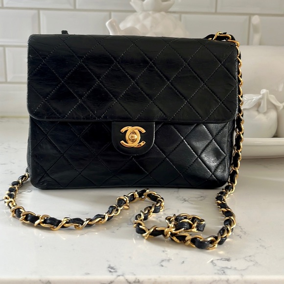CHANEL Mini Square Lambskin Bag - Picture 2 of 16